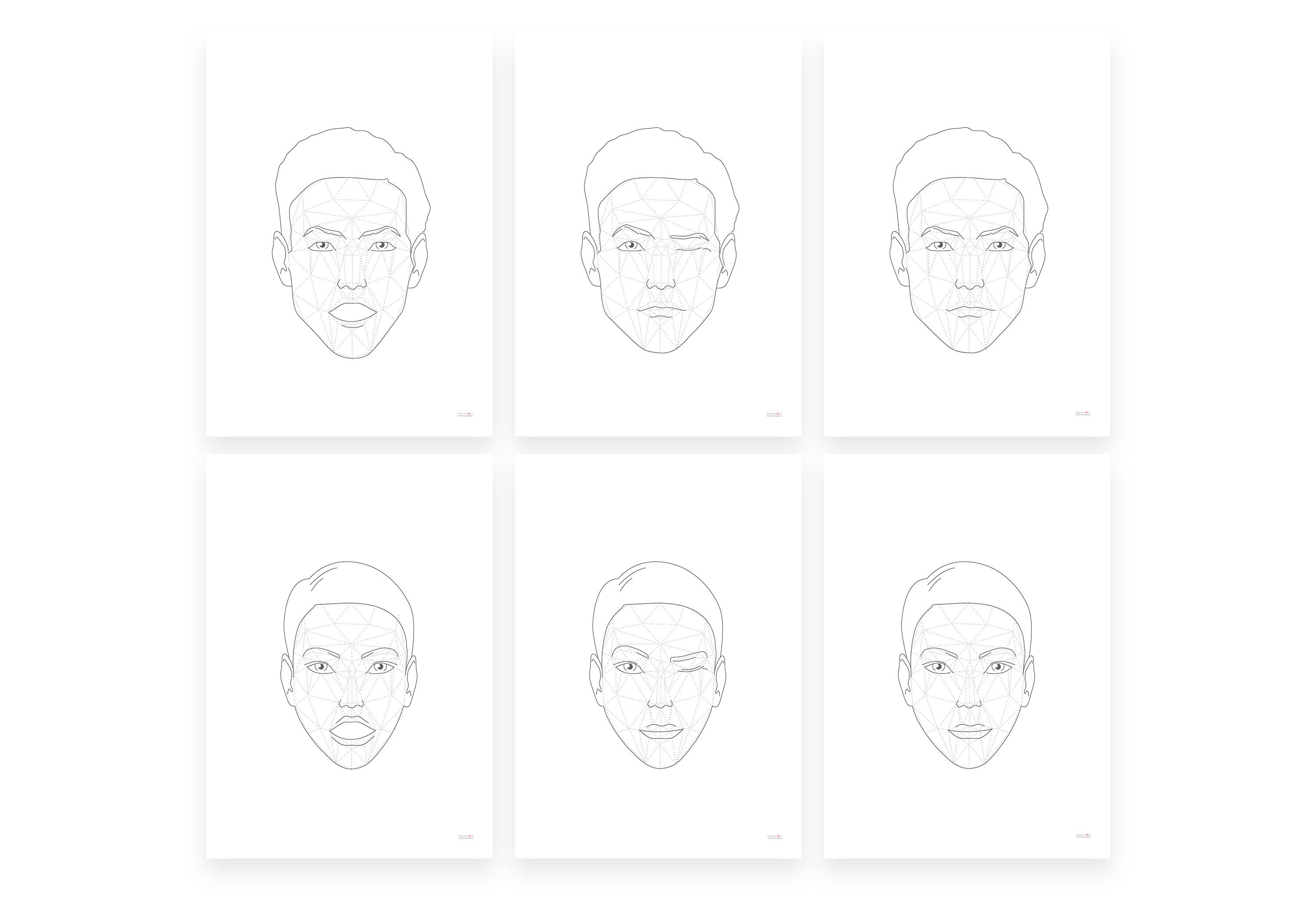 Templates for AR/VR Sketches